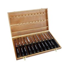 SET 12 PZ SGORBIE SCALPELLI PER TORNIO LEGNO HOLZMANN SCH12TLG