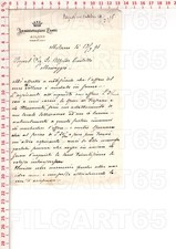 E7845 DOCUMENTO STORICO 1895 MILANO AMMINISTRAZIONE TROTTI MARCHESI