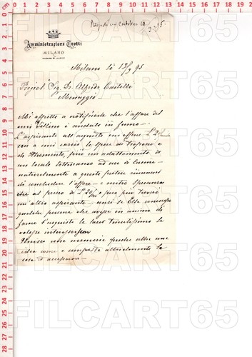 E7845 documento storico 1895 - e7845,