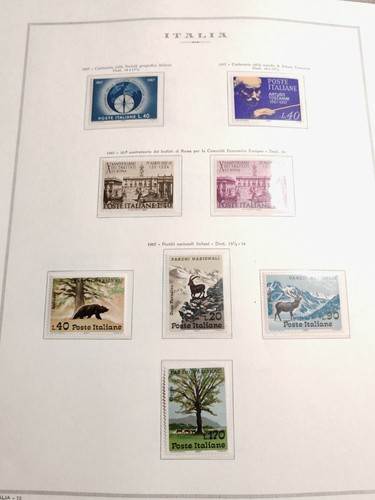 Francobolli italia 1967 - francobolli,