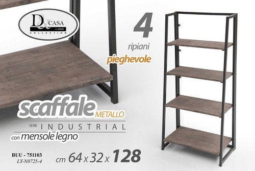 Scaffale libreria metallo - scaffale,