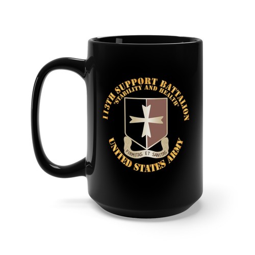 Tazza nera 15oz esercito - nera,