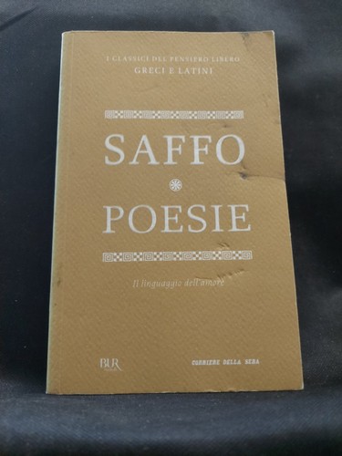 Saffo poesie i classici - -,