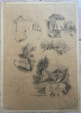 Bellissimo Antico disegno 1905