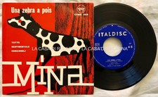 EP 45 MINA UNA ZEBRA A POIS + 3 - ANNO 1960 -  EPMH 1019