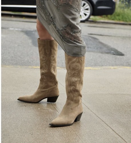 Stivali cowboy zara - zara, marrone