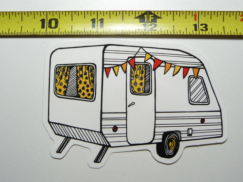 Tende camper piccolo adesivo - camper,