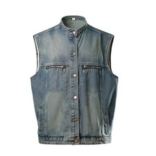 Gilet uomo estivo denim