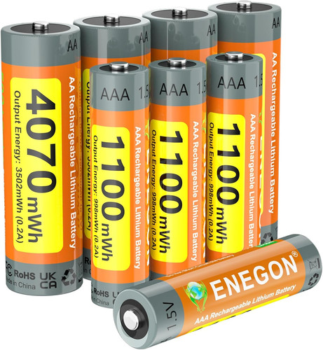 Batterie ricaricabili aaa - aa,