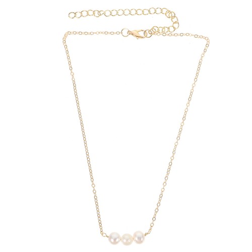 Collana con perla girocollo - collana,