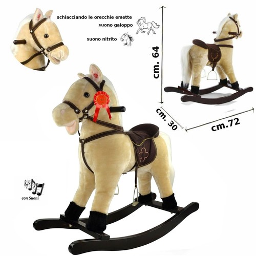 Cavallo dondolo cavalcabile - a,