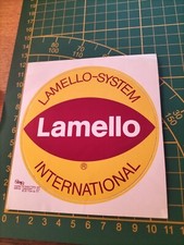ADESIVO VINTAGE STICKER Kleber Lamello System International 