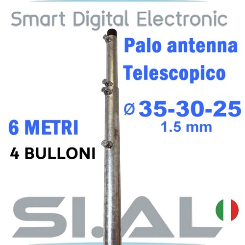 Palo antenna telescopico - , 6
