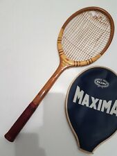 Racchetta da Tennis MAXIMA AUREA Tipo Di Lusso anni 40 Originale d'epoca