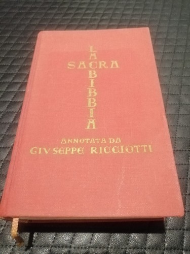 Sacra bibbia ricciotti - bibbia,