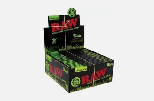 Cartine raw black biologico - cartine,