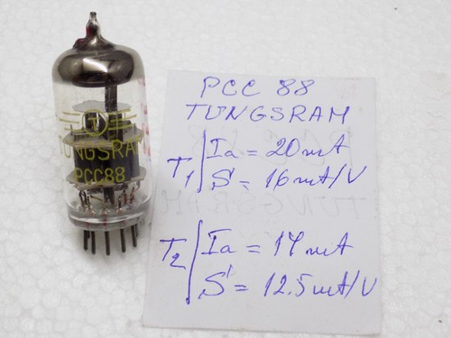 Tubi tungsram pcc88 - pcc88, testati
