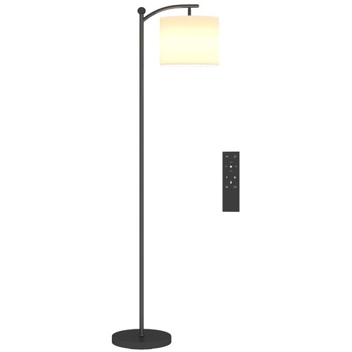 Homcom lampada terra led - homcom,