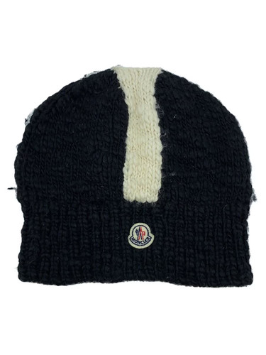 Moncler knit cap wool black - moncler,