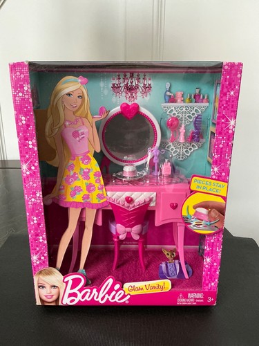 Barbie glam vanity playset - barbie,