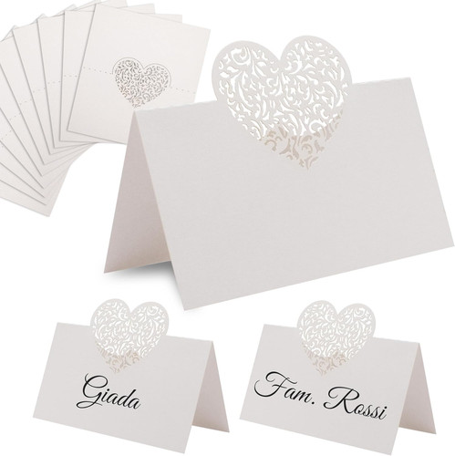 Segnaposto con cuore - segnaposto,