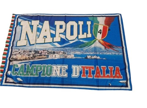 Bandiera napoli senza - napoli, asta