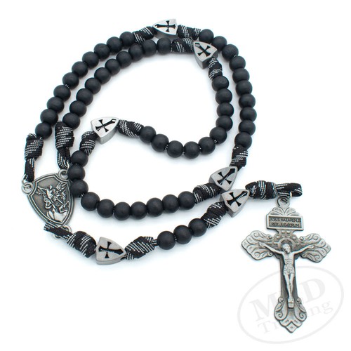 Collana rosario san michele - rosario,