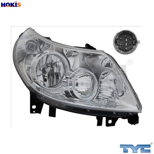 Faro 11334 per peugeot - faro, 20-11334-15-2