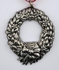 Buccellati Corona Argento Sterling Ornamento Natale Edizione Limitata 575/600 Box CoA