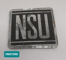 NSU PRINZ LOGO SIGLA EMBLEMA FREGIO STEMMA TARGHETTA  PLACCA TARGA RICAMBIO AUTO