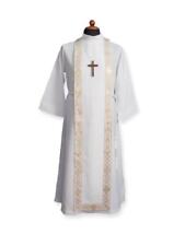 TUNICA PRIMA COMUNIONE SENZA PIEGONI COMPLETA DI SCAPOLARE STACCABILE MOD. T-007