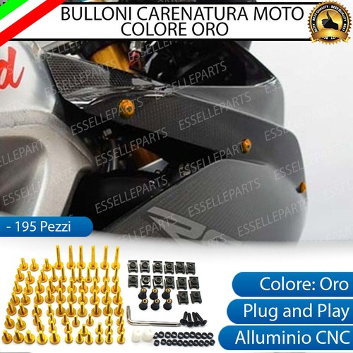 Set 195 pezzi bulloni clip - set,