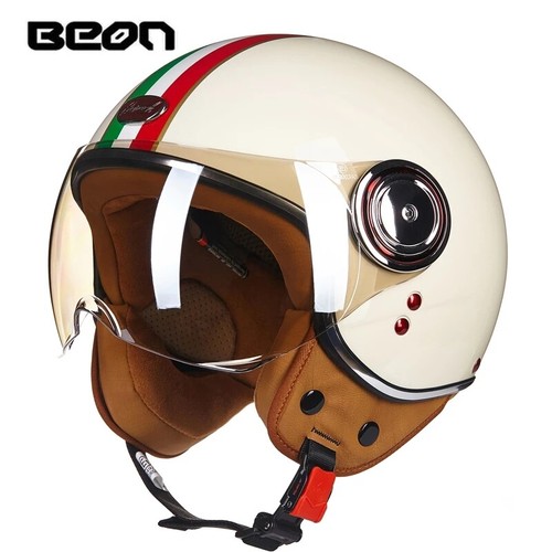 Casco moto scooter faccia - casco,