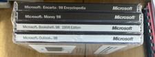 Pacchetto software sigillato Microsoft Money 98 Encarta 98 libreria 98 Outlook 98