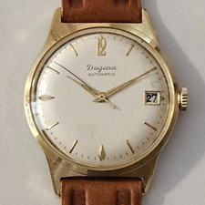 Orologio Vintage Uomo "DUGENA 1047" Automatik 25Jew Cal PUW 1261 Germany Revised