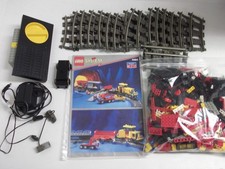 Lego System 4564 Ferrovia 9V Locomotiva Diesel Binari Completo BA Trasformatore Attacco