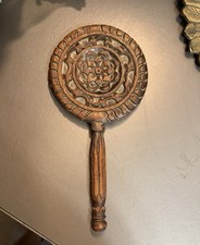 Specchio antico 13" in legno