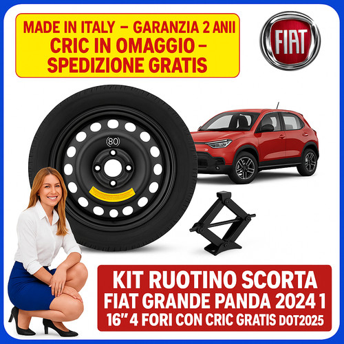 Ruotino scorta fiat - ruotino, di