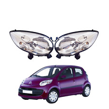 Coppia Fari Proiettori DX/SX per CITROEN C1 2005-2014 Anteriori PRED. REG. ELETT