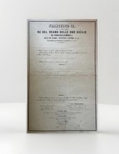 Documento storico originale - Regno delle Due Sicilie (Francesco II, 1859)