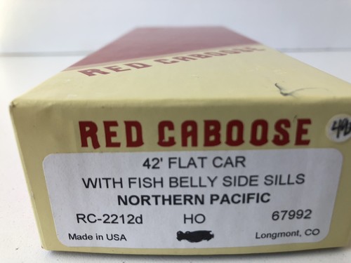 Red caboose 2212d - caboose, flat
