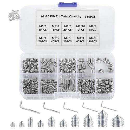 330 screws beads tapered - beads,