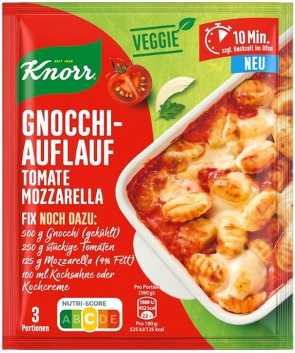 10x knorr condimento - knorr, gnocchi