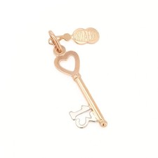 Ciondolo Chiave 13 Oro Rosa 18kt - Oro Rigenerato