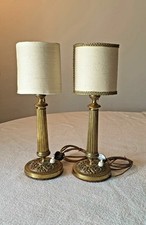 Coppia Di Lampade Da Tavolo/Candelieri 