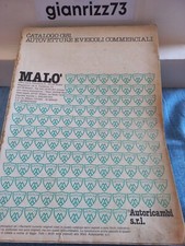 Catalogo Ricambi Auto E Veicoli Commerciali D'epoca ( Malò) Vedere Foto
