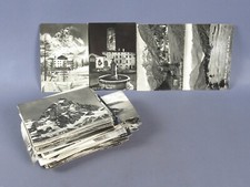 Lotto cartoline bianco nero dediche firme paesaggi laghi città montagne vintage