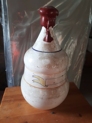 Bottiglia ceramica faenza - bottiglia,