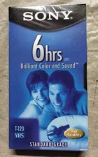 SONY VHS Video Cassette Tape -