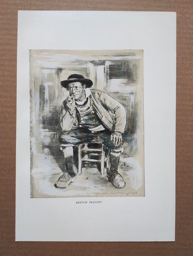 Breton peasant antique - peasant,
